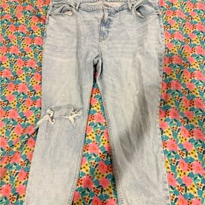 Abercrombie & Fitch High Rise Light Blue Jeans